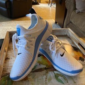 Nike white sneakers, size 7.